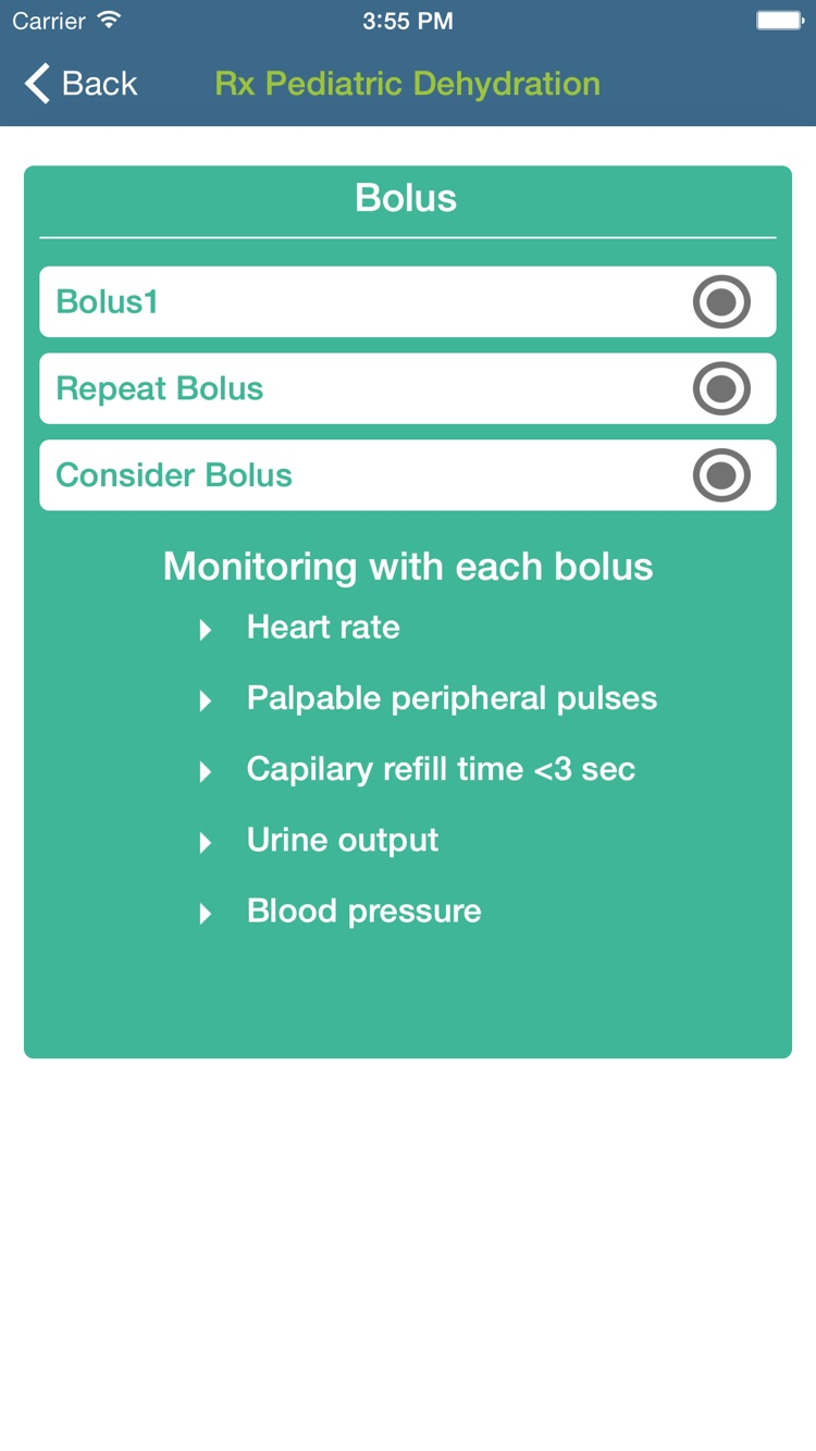 Rx Pediatric Dehydration screenshot 2